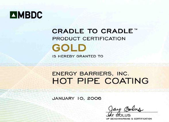 HOT PIPE COATING - Gold Certification